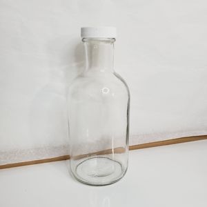 3/$8 16oz Glass Squat Bottles 7 inches Tall